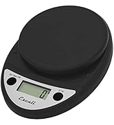 Escali Primo NSF Listed Digital Scale, 11 lb/5 kg, Black (SCDGP11BK)