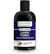 Liver Tonic by Vadik Herbs | Ayurvedic Liquid Drink for Healthy Liver Care (10oz) | Ships from Ca...