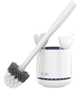 MR.SIGA Toilet Bowl Brush and Holder, Premium Quality, with Solid Handle and Durable Bristles for...