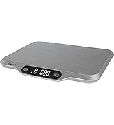 San Jamar SCDGSL33 Slimline Portion Control Digital Scale, Stainless Steel