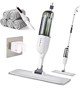 Microfiber Spray Mop for Floor Cleaning Wet Dry, 360 Degree Spin Dust Home Kitchen Hardwood Floor...