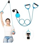 Shoulder Pulley for Physical Therapy,Over The Door Pulley Rehab Exerciser for Rotator Cuff Recove...