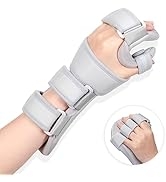 Fanwer Stroke Resting Hand Splint - Night Immobilizer Wrist Finger Brace for Flexion Contractures...