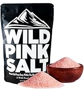 Wild Foods Himalayan Pink Salt - Organic Pure & Unrefined Real Salt - 100% Natural Finely Ground ...