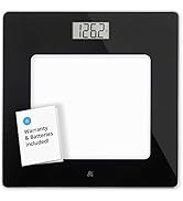 Greater Goods Digital Weight Bathroom Scale, Shine-Through Display, Accurate Glass Scale, Non-Sli...