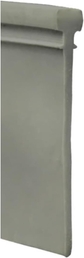 CDSV 1" Flexible Vinyl Door Seal Insert-Grey