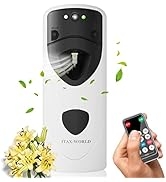 ITAX-WORLD Automatic Air Freshener Spray Dispenser with Remote Programmable Fragrance Dispenser F...