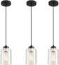 3 Pack Glass Pendant Light