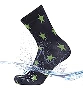 SuMade Ultra Thin Waterproof Crew Ankle Socks, Unisex Hiking Kayaking 1 Pair