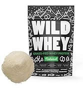 Raw Grass-Fed Whey Protein, Cold Process, Nondenatured, Pasture-Raised Cows, Low Carb, Keto, Pale...