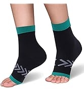 SuMade Womens Girls Running Walk Cycling Compression Foot Sleeves Arch Support for Plantar Fascii...