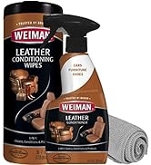 Weiman Leather Cleaner & Conditioner Care Kit | Restores Leather Surfaces | Ultra Violet Protecta...