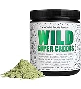 Raw Super Greens Powder Daily Juice Drink with Probiotics and Digestive Enzyme Blend - Whole Food...