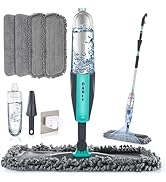 Microfiber Spray Mop for Floor Cleaning Wet Dry, 360 Degree Spin Dust Home Kitchen Hardwood Floor...