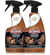 Weiman Leather Cleaner and Conditioner for Use on Your Couch Chair Purse Wallet Shoes Boots Saddl...