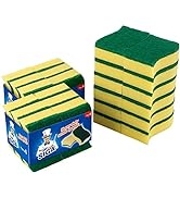 MR.SIGA Heavy Duty Scrub Sponge, 24 Count, Size:11 x 7 x 3cm, 4.3" x 2.8" x 1.2"