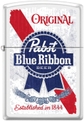 White Matte - Pabst Blue Ribbon Original Logo