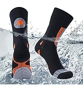 SuMade 100% Waterproof Socks, Unisex Men Women Breathable Dry Fit Moisture Wicking Hiking Cycling...