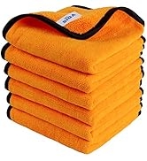 MR.SIGA Professional Premium Microfiber Towels for Household Cleaning, Dual-Sided Car Washing and...