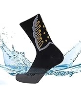 SuMade Merino Wool Waterproof Socks, Men Women Breathable Hiking Cycling Wading Socks