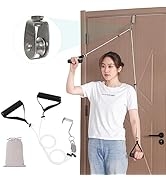 Fanwer Shoulder Pulley, Over The Door Exercise Pulley for Rotator Cuff Recovery, Arm Rehabilitati...