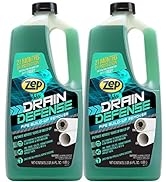 Zep Drain Defense Pipe Build-Up Remover - 64 Ounces (Case of 2) ZLDC648 - Professional Strength L...