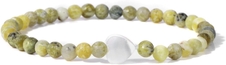 Heart-yellow Howlite