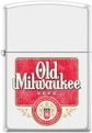 White Matte - Old Milwaukee Beer Logo