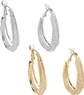 Gold+Argent 2Pairs