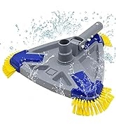 Buyplus Pool Vacuum Head, Pool Triangular Weighted Brush for Inground and Above Ground Pools with...