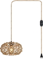 Dimming plug in pendant light