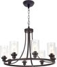 8 Lights Oil Rubbed Bronze