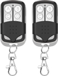 Black & Silver (Remote for 5 Learn Button) X2