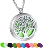 Tree of Life Diffuser Locket-steel