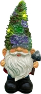 Gnome With Flower Hat and a Shovel