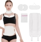 White Castor Oil Pack-neck Strap+belt+chest Pads