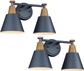 Navy Blue, 2 Light, 2 Pack