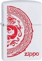 White Matte Dragon Stamp