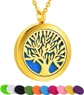 Tree of Life Diffuser Locket-gold