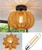 Rattan Ceiling light