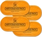 5x10.5 Inch (Pack of 4) Orange