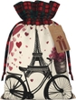 Love Paris Tower Coffee Wine Perfume Bicycle Heart