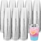 12oz Silver Rim Plastic Cup (200pcs)