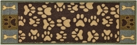 Pet Paw Brown Teal