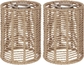 rattan brown