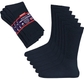 12 Pairs Navy Crew