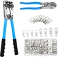 HX-50B Crimper with 60pcs Lugs+Cutter