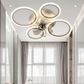 30" White ceiling fans-4 Circle