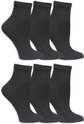 Black - Ankle (6 Pairs)