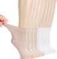 12- Light Beige / White (8 Pairs)